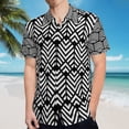thumbnail image 5 of High Quality Hawaiian Shirts for Men Short Sleeve Aloha Beach Shirt Floral Summer Casual Button Down Shirts Blouses TVAMZN, 5 of 7