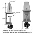 thumbnail image 4 of Adjustable Office Partition Clamps Aluminum Sneeze Guard Support for 1/8 to 1-Inch Panels 6-Pack, 4 of 5