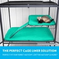 thumbnail image 2 of Paw Inspired&Acirc;&reg; Fitted Fleece Cage Liners for Ferret Nation/Critter Nation Single Unit (Bottom Pan Liner, Ramp Cover, Shelf Liner) for Ferrets, Rats, 2 of 6