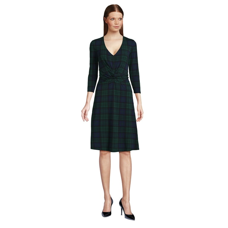 Lands end fit and flare clearance dress