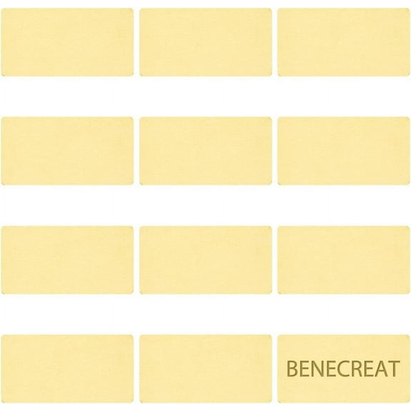 1 box 24pcs Aluminium sheet Blank Name Plates for Laser Engraving Sublimation Rectangle Golden 100x50x0.4mm 24pcs/box Aluminum