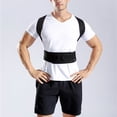 thumbnail image 4 of Corrector de postura ajustable para hombros y clavícula, soporte para la alineación de hombros (negro XXL), 4 of 7