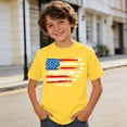 thumbnail image 2 of Huowey Casual Graphic Tee For Boys Kids Independence Day Celebrate 250 Years Tops Short Sleeve Round Neck Lightweight Comfortable Basic Tees Fashionable 1776-2026 Anniversary Tshirts,2-3 Years, 2 of 4