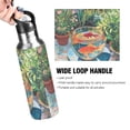 thumbnail image 4 of Yayeee 33oz Insulated Water Bottle Double Wall Stainless Steel with Flip Straw Lid, Art Goldfish Bowl, 4 of 7