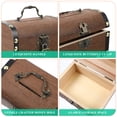thumbnail image 4 of RENACLIPY Vintage Rustic Wooden Treasure Chest for Jewelry, , and Small Item Storage Box, 4 of 6