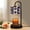 Pattern 4, variant on Candle Warmer Lamp with Timer Dimmer Mexican Blue White Decorative Tile Floral Bird Geometric Motifs Candle Lamp Warmer for Jar Candle with 4 Bulbs Gifts for Women House Warming Gifts