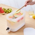 thumbnail image 4 of Refrigerated Water Dispenser with Faucet for Iced Tea and Lemonade - Food Grade Large Capacity Pitcher for Kitchen, 4 of 8