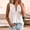 White, variant on CYMMPU Women's Sleeveless Crinkle Linen Tank Top, V Neck Pleated Henley Button Front Relax Summer Blouse Wine XL