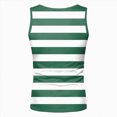thumbnail image 4 of KPOPLK Men's Tank Tops Quick Dry Sleeveless Workout Muscle Shirt Athletic Bodybuilding Gym Performance Tee Shirts Size L,Green, 4 of 5