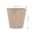 thumbnail image 2 of SHINYPASING 100pcs Grow Container Plant Markers Coffee Natural for Vegetables, 2 of 6