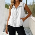 thumbnail image 2 of Women's Sleeveless Hooded Vest with Pockets Zip Up Sun Protection UPF 50+ Lightweight Jacket Outdoor Wear for Casual Sports, 2 of 9