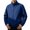 #Dark Blue, variant on Fanshiluo Men's Stand Collar Full-Zip Long Sleeve Jacket, Lightweight Windproof Casual Outerwear with Side Pockets for Men,L,Big and Tall Men