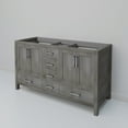 thumbnail image 5 of Lexora Home Jacques 60" Vanity Cabinet in Distressed Gray, 5 of 9