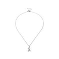 thumbnail image 2 of zhmrfg Women's Care Day Pendant Butterfly Ribbon Necklace Breast Cancer Awareness Jewelry Heart-Shaped Pendant Inspirational Gift for Fundraiser Awareness Walk Campaign Event, 2 of 6