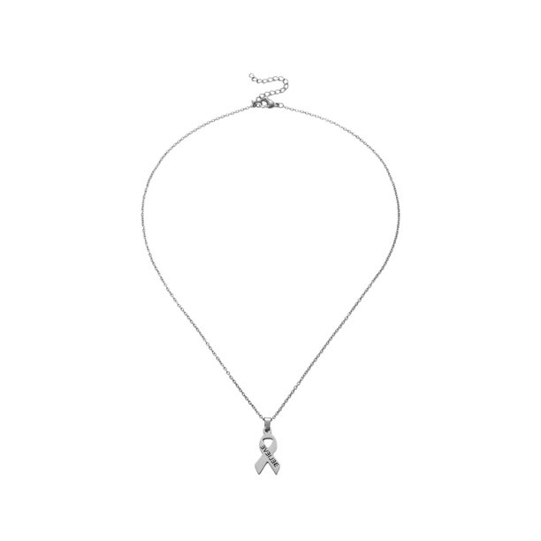 Collar Elegante de la Cinta de la Mariposa Del Día Del Cuidado de las Mujeres