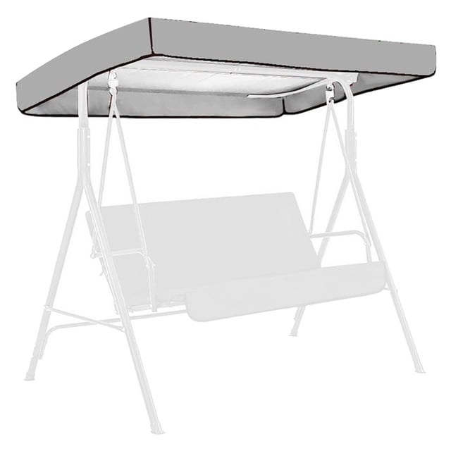 Housse de Remplacement Universelle pour Balançoire de Patio 3 Places d'Extérieur, Protection pour Jardin, Robuste, Anti-Soleil, Toutes Saisons, Résistant à la Décoloration - Bloqué, Facile à Nettoyer, Respirant, Durable