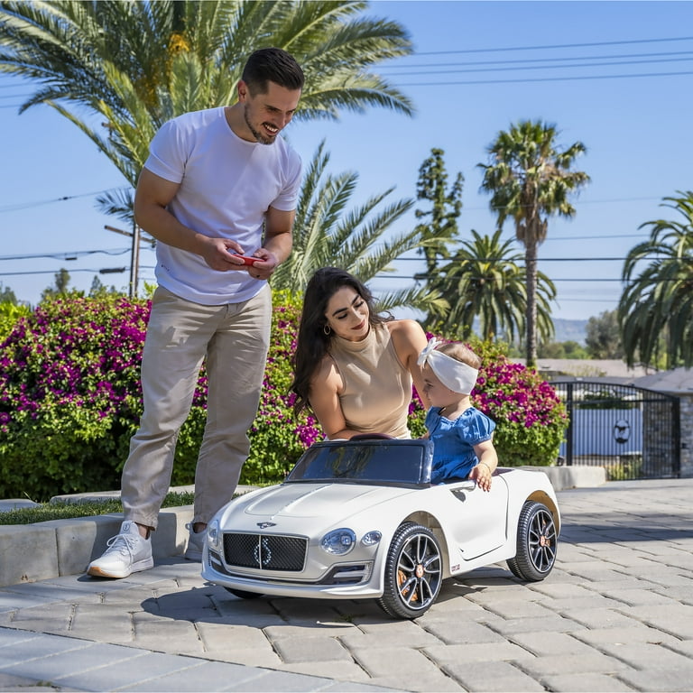 Kids Bentley Style GT Coupe EXP12 12V Battery Ride On Car Electric 2.4G Remote Control White