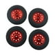 thumbnail image 2 of de plástico duro duraderas negro/rojo para 1/10 modelo RC camión (paquete de 4) - Rojo neumáticos Neumáticos rojos Sunnimix rc car truck neumáticos y ruedas, 2 of 8