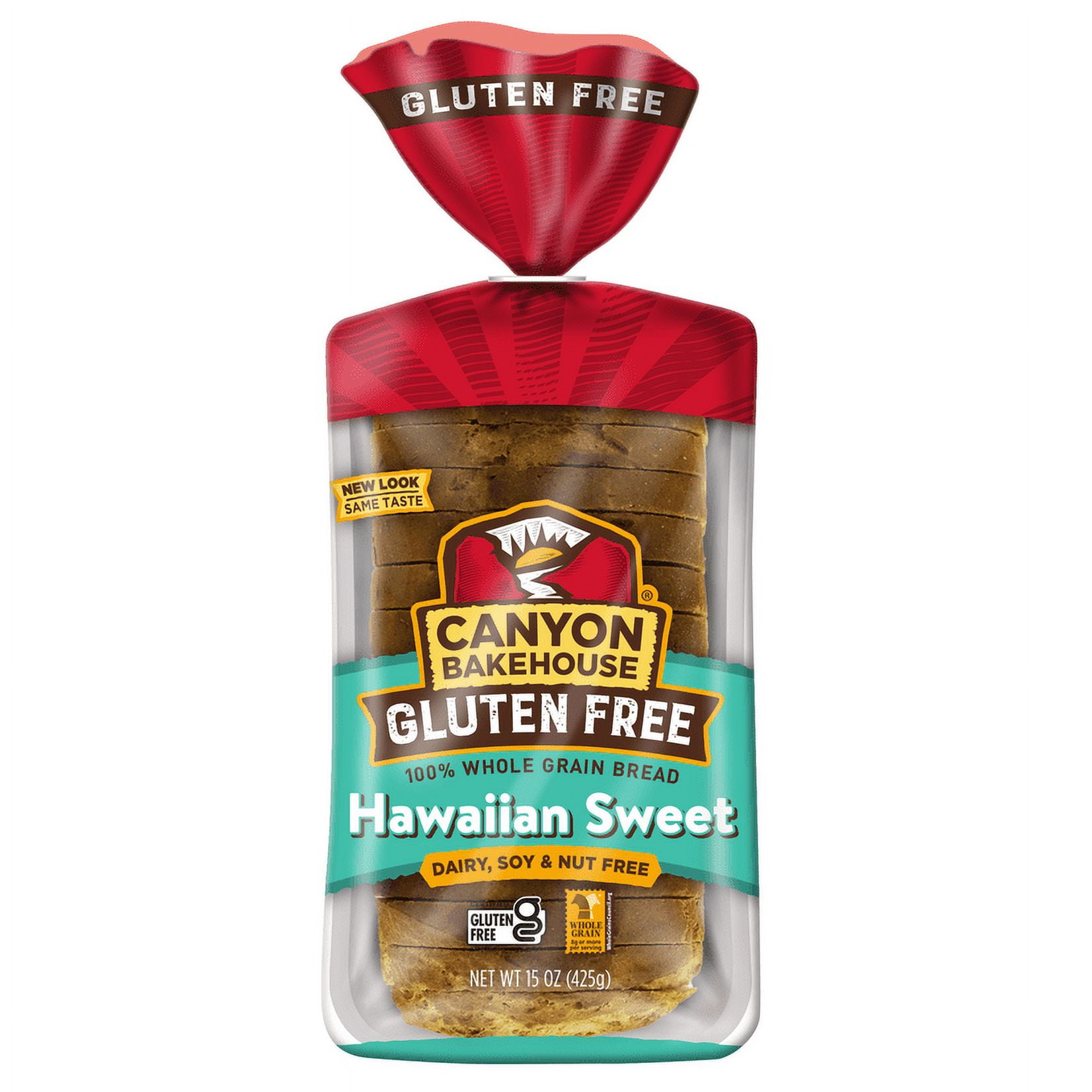 Canyon Bakehouse Hawaiian Sweet Gluten Free Bread, Fresh 15oz Loaf