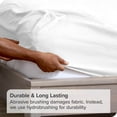 thumbnail image 4 of Bare Home  Ultra-Soft Microfiber 22 Inch Extra Deep Pocket Fitted Sheet White Twin XL, 4 of 5