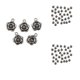 thumbnail image 2 of 50pcs Rose Charms Fot Colgante de Aleación DIY Pequeñas Espaciadoras Sueltas, 2 of 7