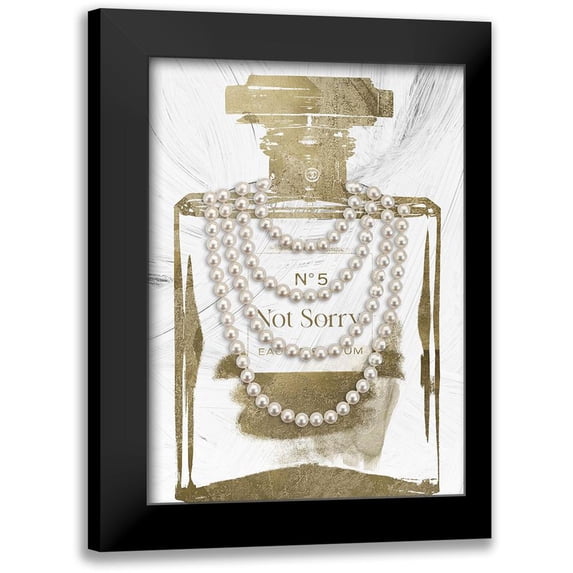 Sommers, Mindy 14x18 Black Modern Framed Museum Art Print Titled - Not Sorry Parfum