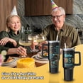 thumbnail image 2 of 66th Birthday Gifts for Men & Dad - 66 Years Old Birthday Tumbler 40oz | 1959 Themed Black Insulated Cup | Unique Turning 66 Gifts for Him, 2 of 6