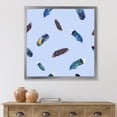 thumbnail image 3 of Designart 'Blue Feathers Boho Ethnic ' Bohemian & Eclectic Framed Art Print, 3 of 4