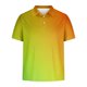 thumbnail image 4 of Camisa Casual de Impresión de Gradiente de los Hombres, Top de Solapa de Manga Corta en Tela de Malla Ligera para el Aire Libre Y el Ocio, Blusa de Suéter Elegante, 4 of 7