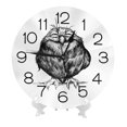 thumbnail image 2 of Reloj de pared con diseño de búho, silencioso, de 10 pulgadas, estilo rústico retro, decorativo para sala de estar, cocina, hogar, baño y dormitorio, 2 of 7