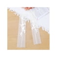 thumbnail image 6 of INSPIRE CHIC Women's Lace Floral Mesh Gloves Female Pearl Bowknot Polka point Wrist Fingerness Length Sleeves for Elegant Bridge Wedding Evening Party White1, 6 of 6