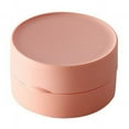 thumbnail image 6 of 4 Colors Soap Holder Travel Case, Round Travel Soap Dish, Portable Plastic Bar Soap Container for Traveling, Leak Proof Soap Box with Lid, Soap Saver Sponge Tray for Gym Outdoor (A), 6 of 8