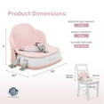 thumbnail image 2 of Dream On Me Cozy Pod Booster Seat with Removable Cover, Pink, 2 of 7