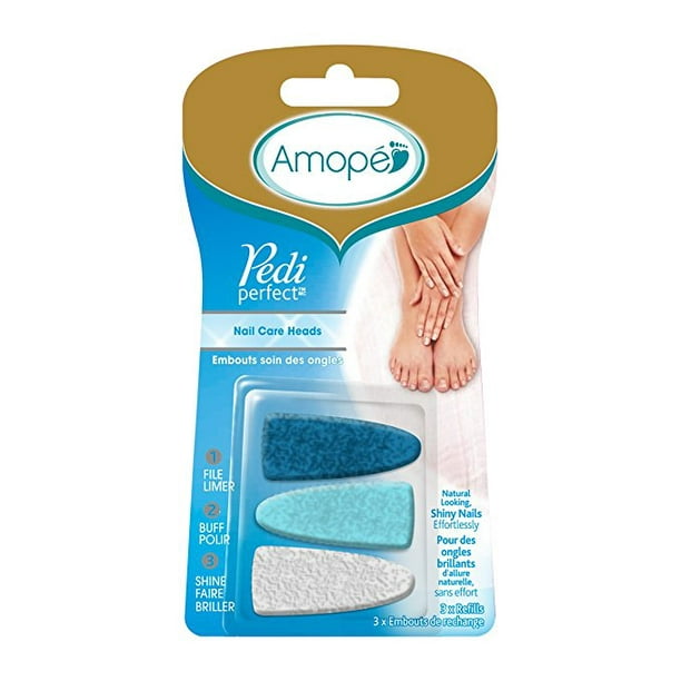 Amope Pedi Perfect Electronic Nail File Refills, 3 Count,