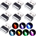 thumbnail image 1 of Kit de iluminación ambiental interior Tallew con lámpara LED USB, 7 luces, Blanco, Azul, Negro, Azul hielo, Rosa, Morado, Amarillo, Verde, 1 of 1