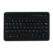 GJX Portable Mini Slim Wireless Bluetooth Keyboard, Black