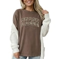 thumbnail image 2 of Teach Camo Varsity T-Shirt for Women - Coquette Bow Graphic Tee - Camouflage Teacher Shirt Espresso Shirt Adult X-Large, 2 of 7