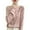 Pink, variant on Ediodpoh Cardigan for Women with Colorful Buttons and Pockets Lightweight Knit for Early Fall Seasonal Fashion Pure Color White L