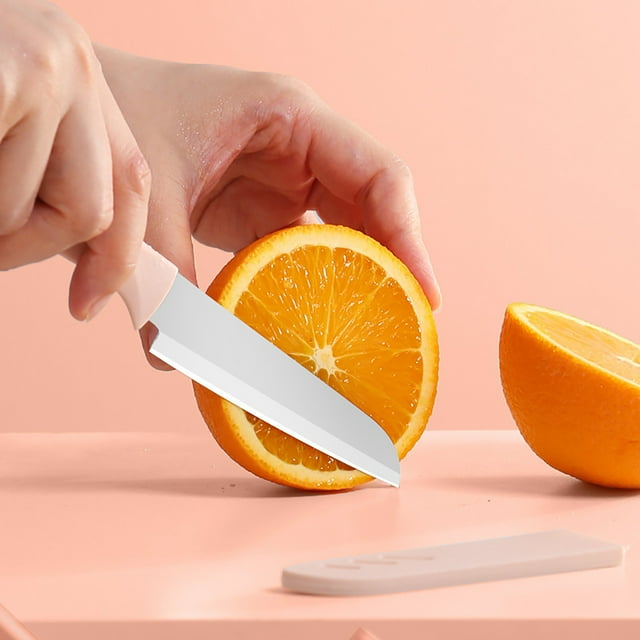 EGNMCR Ustensiles et Gadgets de Cuisine Gadgets Multifonctions de Cuisine Machine à Fruits en Acier Inoxydable pour Fendre et Couper Éplucher Ensemble de Trois Pièces Trancheuse à Fruits en Acier Inoxydable