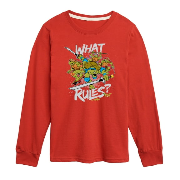 Teenage Mutant Ninja Turtles - What Rules - Toddler & Youth Long Sleeve Graphic Tee