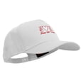 thumbnail image 5 of Peace Love Nursing Solid Cotton Twill 5 Panel Prostyle Snap Cap - White OSFM, 5 of 5