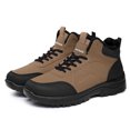 thumbnail image 5 of Willtoo Mens Winter Ankle Boots Warm Waterproof Lace Up Booties Non Slip Rugged Outdoor Hiking Shoes for Daily Outdoor Activities, 5 of 6