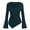 Green, variant on thefmos Women's Round Neck Flare Sleeve Top Long Sleeve Asymmetric Hem Solid Color Blouse Trendy Casual Fall Winter Outfit, Khaki M