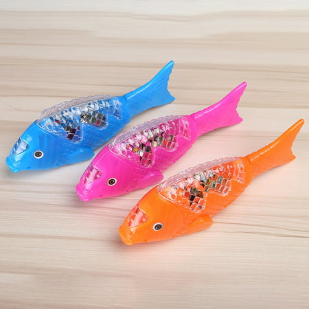 Electric Toy LED Music Clownfish Robe Fish Aquarium for Kid (Best Starter Fish Tank For Kids)