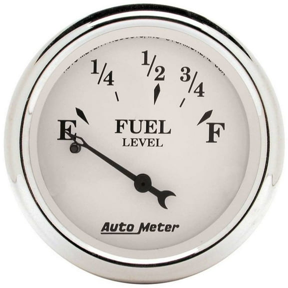 Autometer Old Tyme White 2 1/16in Fuel Pre 65 GM