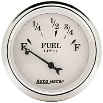 Autometer Old Tyme White 2 1/16in Fuel Pre 65 GM