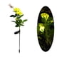 thumbnail image 5 of Lámpara de jardín de rosas al aire libre luz Sor rosas luz IP65 impermeable para Patio de jardín, Patio, sendero, Amarillo Baoblaze Luz exterior rosa, 5 of 8