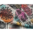 thumbnail image 5 of oneOone Rayon Orange Fabric Floral Sewing Craft Projects Fabric Prints By Yard 56 Inch Wide-6N, 5 of 5