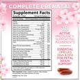 thumbnail image 2 of Prenatal Vitamins for Women - Prenatal Multivitamin with Folic Acid & Omega 3 DHA Fetal Development Support - Pregnancy Vitamin Supplement with, Vitamin A, C, D, B6, B12 & Iron - 60 Softgels, 2 of 9