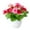 Rose Rouge, variante sur Koszal Fleur en Pot Imitation Rose Décoration d'Hôtel Étagère en Plastique Pot de Fleur Artificielle pour Bureau